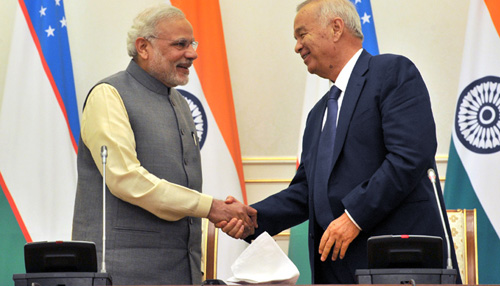 प्रधानमंत्री मोदी ने उज्बेक राष्ट्रपति से वार्ता में आतंकवाद, आफगानिस्तान पर चर्चा की