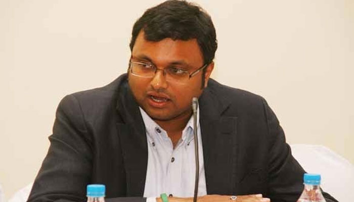 कार्ति चिदंबरम पर ईडी ने दर्ज किया मनी लॉन्ड्रिंग का केस कार्ति चिदंबरम पर ईडी ने दर्ज किया मनी लॉन्ड्रिंग का केस