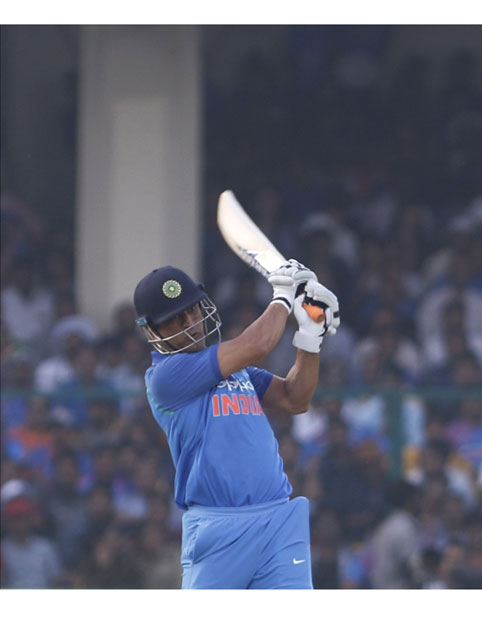 MS Dhoni of India in action during the third ODI match between India and New Zealand at Green Park Stadium in Kanpur. MS Dhoni of India in action during the third ODI match between India and New Zealand at Green Park Stadium in Kanpur.
