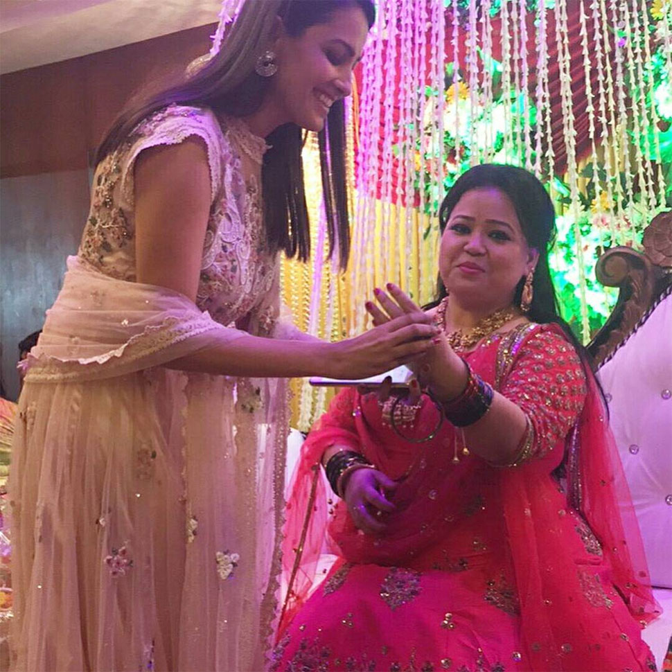 Comedian bharti sing haarsh-limbachiyaa wedding function started, see pics