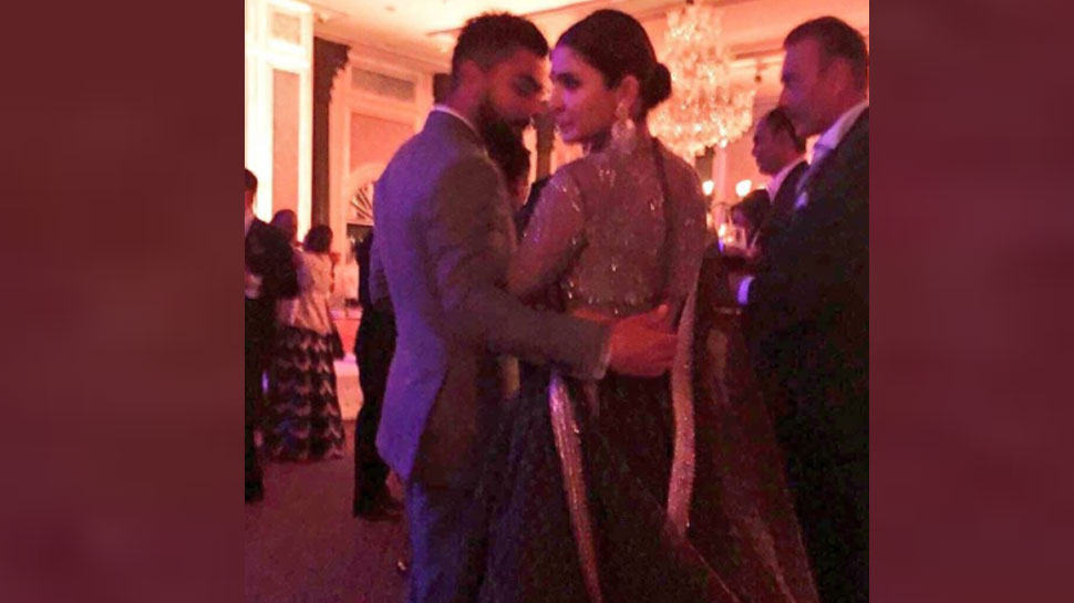 Virat Anushka in Zaheer khan Reception Virat Anushka in Zaheer khan Reception