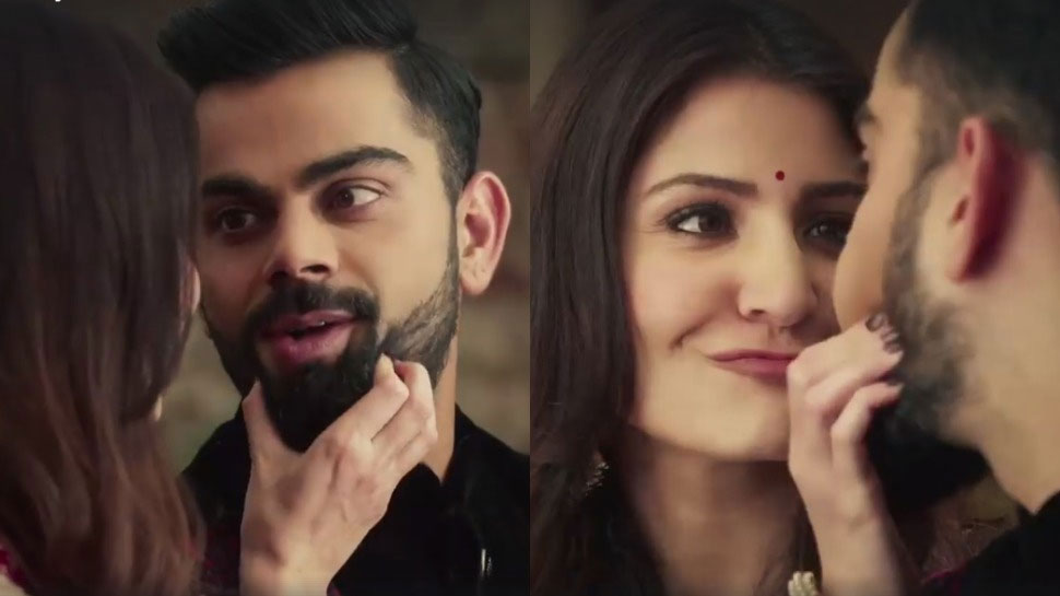 Virat Kohli Anushka sharma in advertisement Virat Kohli Anushka sharma in advertisement