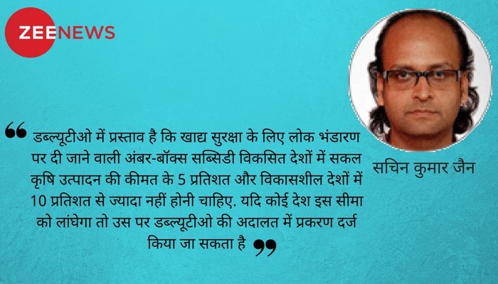 WTO - क्या भारत को खाद्य सुरक्षा और खेती का नैतिक पक्ष याद रहेगा! WTO - क्या भारत को खाद्य सुरक्षा और खेती का नैतिक पक्ष याद रहेगा!