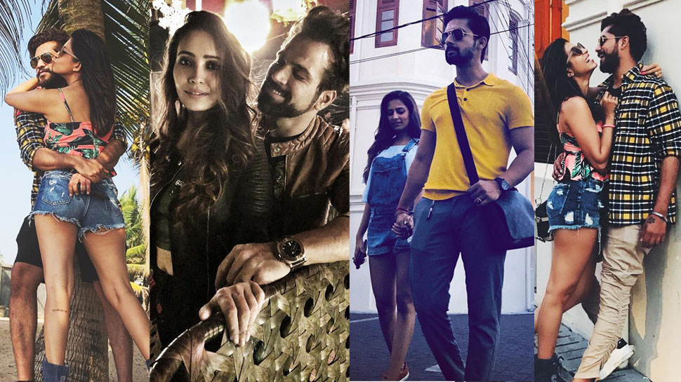 Bigg Boss's Ex Contestent Kishwar Merchant with Husband Suyyash Rai in Sri Lanka Bigg Boss's Ex Contestent Kishwar Merchant with Husband Suyyash Rai in Sri Lanka
