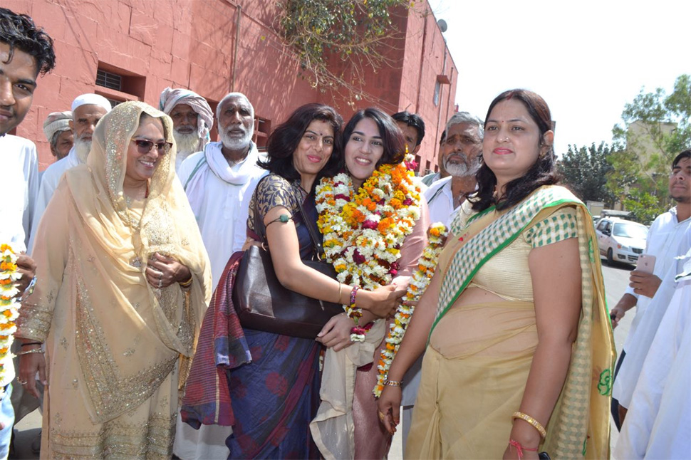 rajasthan bharatpur Shahnaz Khan becomes youngest sarpanch