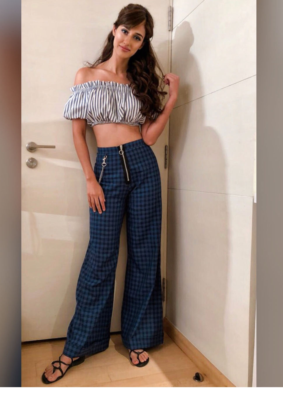 Disha patani in wide leg pant