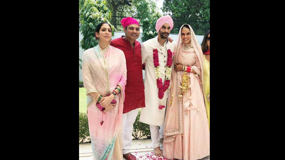 Neha Dhupia and Angad Bedi wedding album have a look