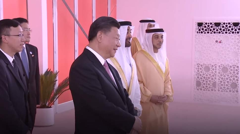 Abu dhabi crown prince gifted chinese president Xi jinping a Arabian horse