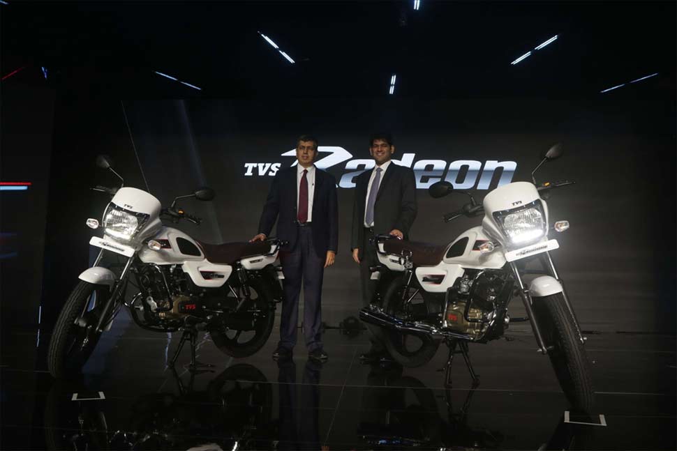 tvs radeon 110 cc motorcycle launched at priced rs 48,400