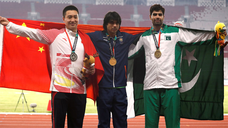 नीरज ने चीन और पाकिस्तान को दी मात Neeraj Chopra, Asian Games 2018, Day 9,