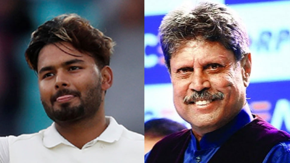 कपिलदेव के साथ आए पंत Pant With Kapil Dev