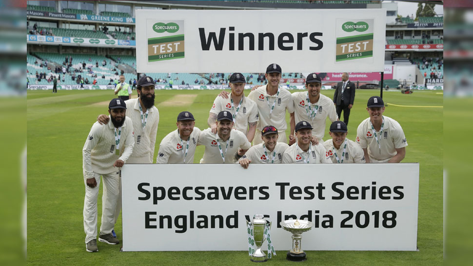 दो टेस्ट में मिली थी नजदीकी हार टीम इंडिया को England won the series