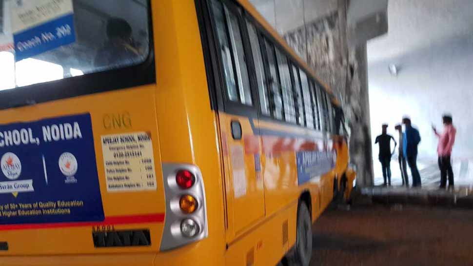 APJ school bus crashed condition of driver is serious