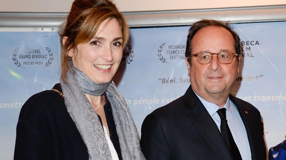 Francois Hollande with Julie gayet