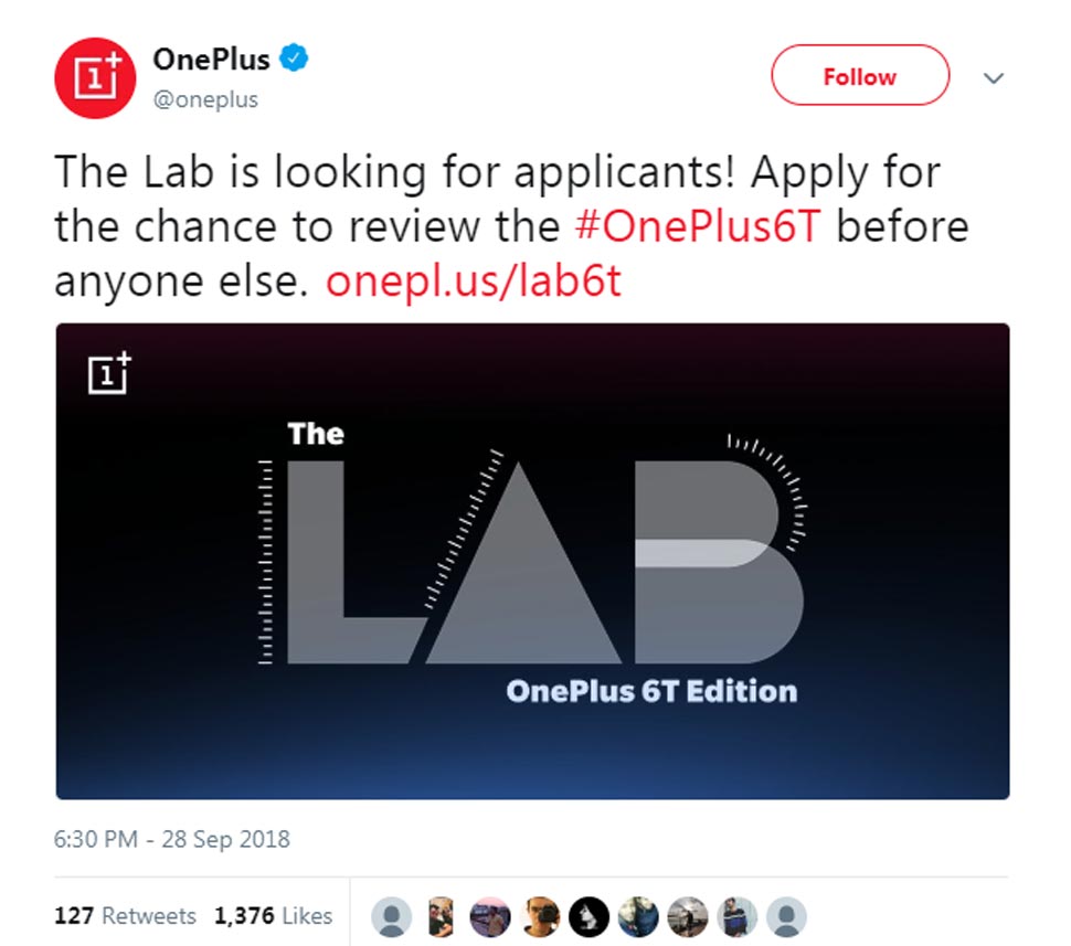 One plus 6T review program THE LAB