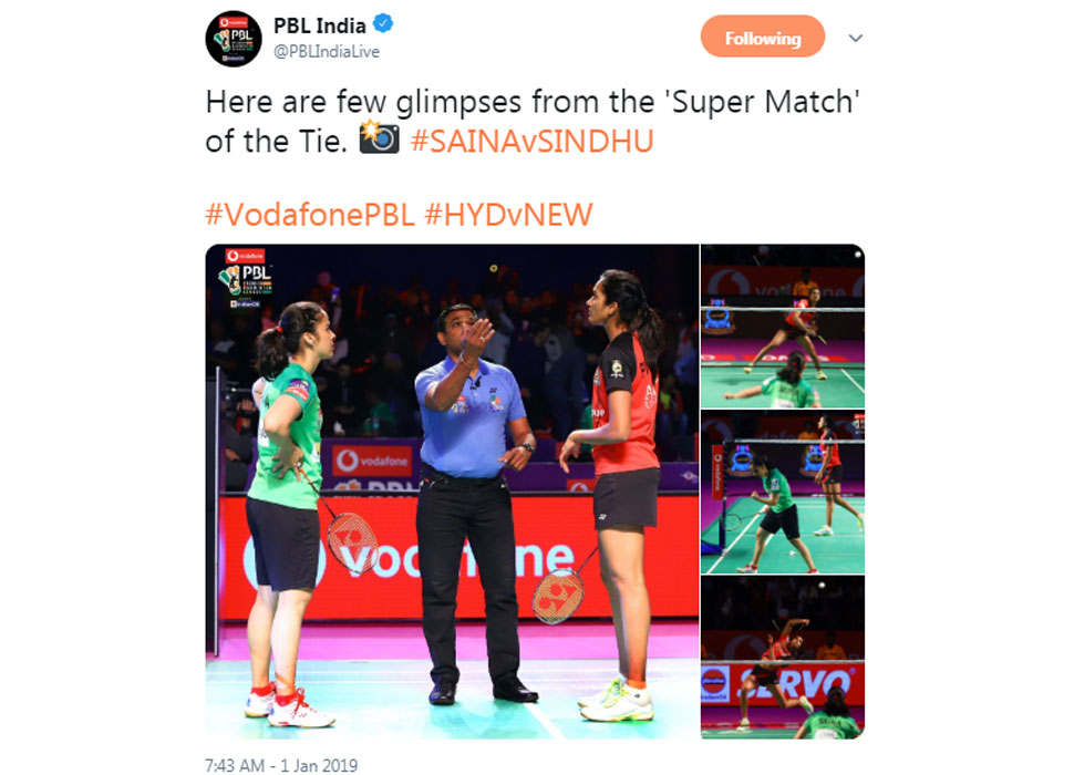PV Sindhu beats Saina Nehwal in PBL