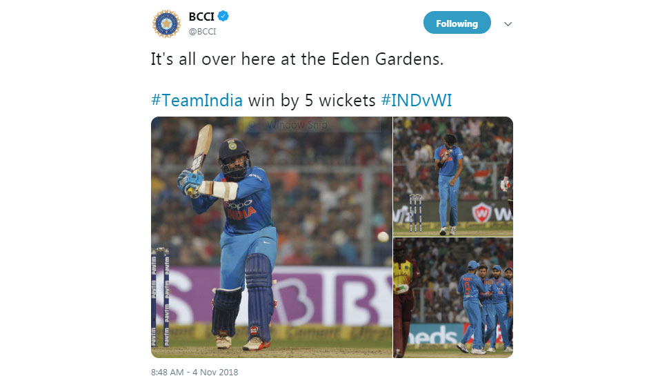 Team India win first T20