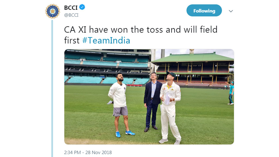 virat in half pant for toss