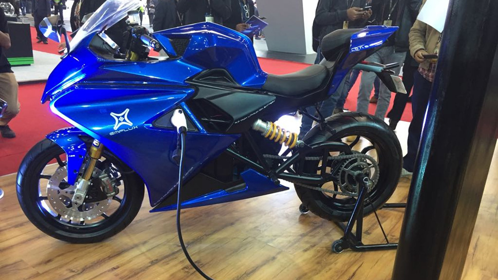 emflux, emflux one, emflux one super bike, Auto Expo 2018, Auto Expo