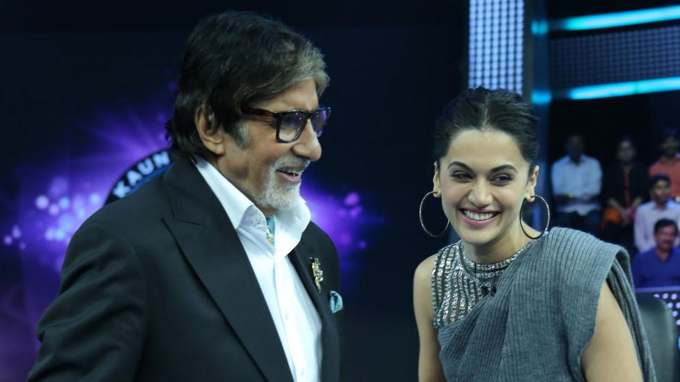 KBC, Amitabh Bachchan, Taapsee Pannu