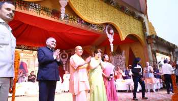 साड़ी में नजर आईं साउथ कोरिया की फर्स्ट लेडी, 'जय श्री राम' के नारे के साथ हुआ स्वागत साड़ी में नजर आईं साउथ कोरिया की फर्स्ट लेडी, 'जय श्री राम' के नारे के साथ हुआ स्वागत