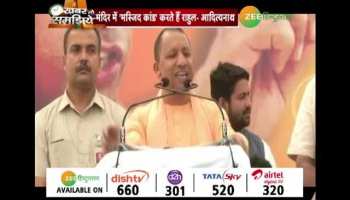 Yogi Adityanath mocks congress president Rahul Gandhi for temple visits