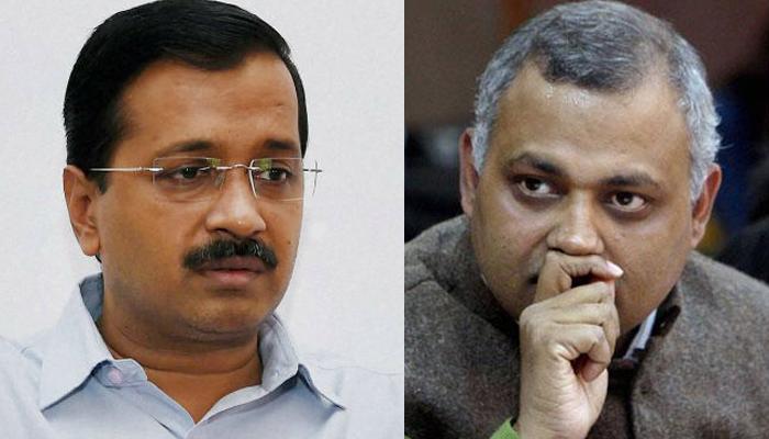 केजरीवाल ने कहा- सोमनाथ भारती सरेंडर करें, अब पार्टी के लिए बन रहे शर्मिंदगी का सबब केजरीवाल ने कहा- सोमनाथ भारती सरेंडर करें, अब पार्टी के लिए बन रहे शर्मिंदगी का सबब
