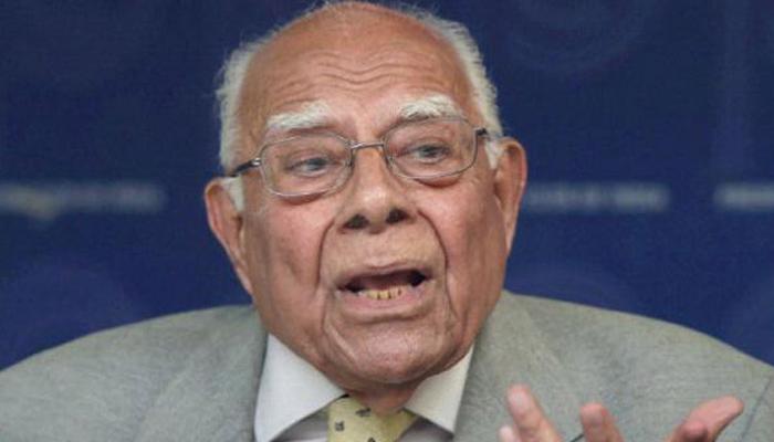 जेठमलानी ने कालेधन के ‘विफल’ वादे को लेकर बीजेपी पर किया प्रहार जेठमलानी ने कालेधन के ‘विफल’ वादे को लेकर बीजेपी पर किया प्रहार