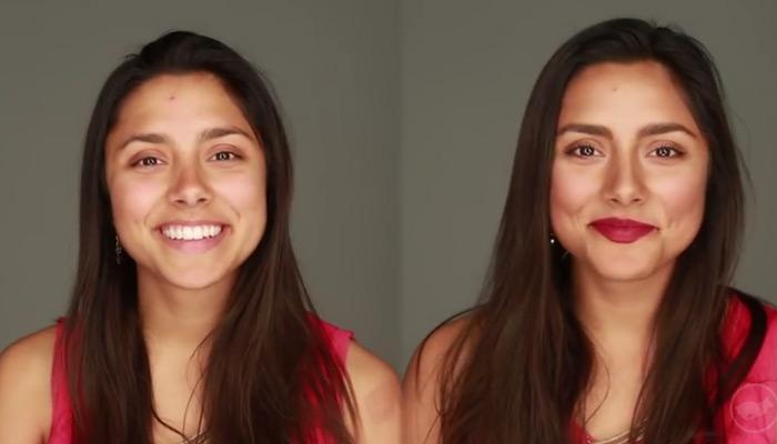 मेकअप से पहले, मेअकप के बाद; महिलाओं ने जब पहली बार किया Makeup, देखें दिलचस्प VIDEO मेकअप से पहले, मेअकप के बाद; महिलाओं ने जब पहली बार किया Makeup, देखें दिलचस्प VIDEO