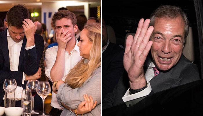 Brexit: जनमत संग्रह में EU से अलग हुआ ब्रिटेन- देखें तस्वीर Brexit: जनमत संग्रह में EU से अलग हुआ ब्रिटेन- देखें तस्वीर