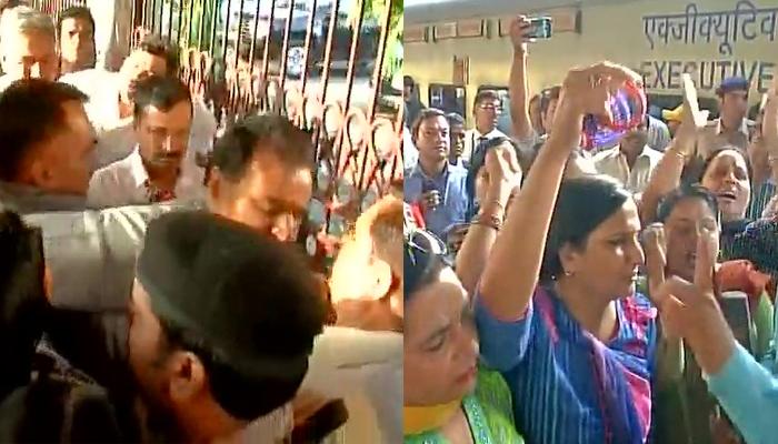 दिल्ली से लेकर लुधियाना तक केजरीवाल के खिलाफ विरोध-प्रदर्शन, महिलाओं ने दिखाई चूड़ियां दिल्ली से लेकर लुधियाना तक केजरीवाल के खिलाफ विरोध-प्रदर्शन, महिलाओं ने दिखाई चूड़ियां
