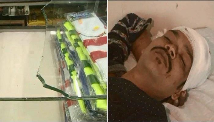 आरोपी ने किया हंगामा, पुलिस पर लगाया मारपीट का आरोप आरोपी ने किया हंगामा, पुलिस पर लगाया मारपीट का आरोप