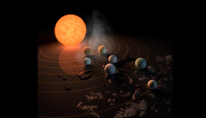 NASA ने खोजे धरती जितने बड़े सात नए ग्रह, पानी और जीवन की संभावना की उम्मीद NASA ने खोजे धरती जितने बड़े सात नए ग्रह, पानी और जीवन की संभावना की उम्मीद