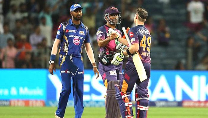 IPL-10: पुणे सुपरजॉयंट्स ने रोमांचक मुकाबले में स्मिथ की आक्रामक पारी के दम पर मुंबई इंडियंस को 7 विकेट से हराया IPL-10: पुणे सुपरजॉयंट्स ने रोमांचक मुकाबले में स्मिथ की आक्रामक पारी के दम पर मुंबई इंडियंस को 7 विकेट से हराया