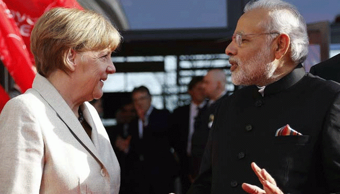 ईयू में मर्केल के नेतृत्व को मोदी का समर्थन, ट्रंप ने की जर्मन चांसलर की आलोचना ईयू में मर्केल के नेतृत्व को मोदी का समर्थन, ट्रंप ने की जर्मन चांसलर की आलोचना