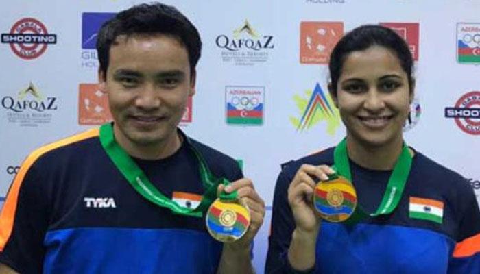 ISSF विश्वकप में जीतू-हिना की जोड़ी ने झटका सोने का तमगा, रूस को 7-6 से हराया ISSF विश्वकप में जीतू-हिना की जोड़ी ने झटका सोने का तमगा, रूस को 7-6 से हराया