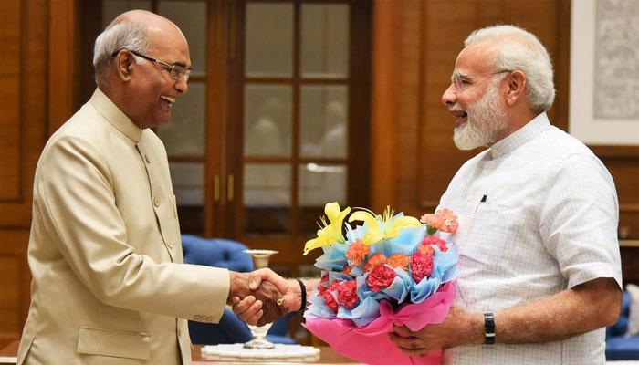 राष्ट्रपति चुनाव : पीएम की मौजूदगी में आज नामांकन दाखिल करेंगे रामनाथ कोविंद राष्ट्रपति चुनाव : पीएम की मौजूदगी में आज नामांकन दाखिल करेंगे रामनाथ कोविंद