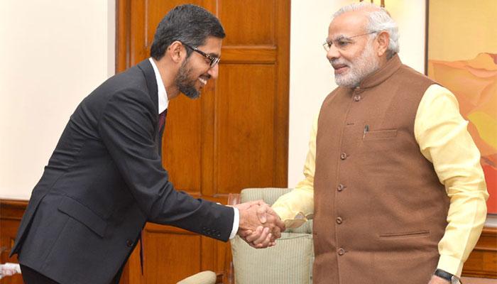 अमेरिका: एपल, माइक्रोसॉफ्ट और गूगल के सीईओ से मिलेंगे मोदी; वीज़ा, निवेश, रोज़गार होगा एजेंडा अमेरिका: एपल, माइक्रोसॉफ्ट और गूगल के सीईओ से मिलेंगे मोदी; वीज़ा, निवेश, रोज़गार होगा एजेंडा