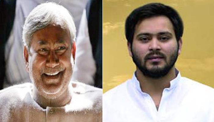 महागठबंधन पर संकट के बीच सीएम नीतीश कुमार से मिले तेजस्वी यादव, 45 मिनट तक हुई बातचीत महागठबंधन पर संकट के बीच सीएम नीतीश कुमार से मिले तेजस्वी यादव, 45 मिनट तक हुई बातचीत