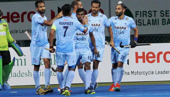 एशिया कप हॉकी: पाकिस्तान को 3-1 से रौंदकर भारत पूल 'ए' में शीर्ष पर एशिया कप हॉकी: पाकिस्तान को 3-1 से रौंदकर भारत पूल 'ए' में शीर्ष पर