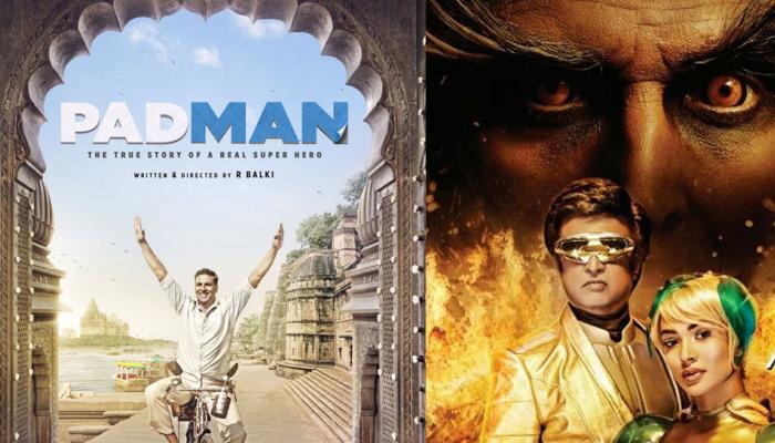 'पैडमैन' की रिलीज डेट में बदलाव के बाद '2.0' की रिलीज पर सस्पेंस! 'पैडमैन' की रिलीज डेट में बदलाव के बाद '2.0' की रिलीज पर सस्पेंस!