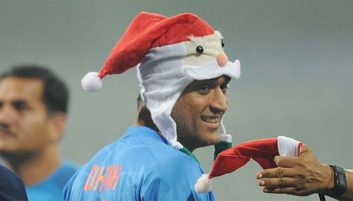 India vs Sri Lanka: MS Dhoni, Team India celebrating as Santa is the best Christmas gift you can have India vs Sri Lanka: MS Dhoni, Team India celebrating as Santa is the best Christmas gift you can have
