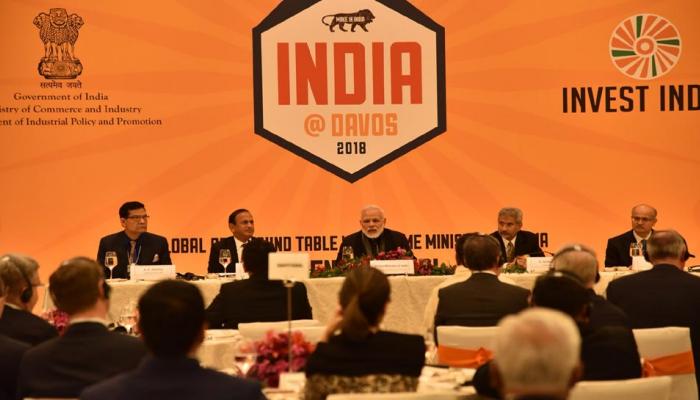 WEF: PM मोदी की 40 ग्लोबल CEOs के साथ बैठक, बोले- 'इंडिया मतलब बिजनेस' WEF: PM मोदी की 40 ग्लोबल CEOs के साथ बैठक, बोले- 'इंडिया मतलब बिजनेस'