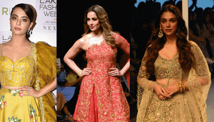 LFW 2018: bollywood diva's ramp walked in indian traditional dresses LFW 2018: bollywood diva's ramp walked in indian traditional dresses