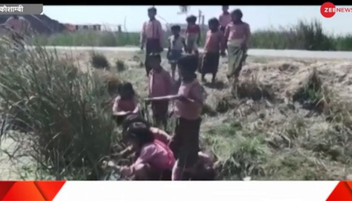 Video: सरकारी स्कूल की खस्ता हालात, यहां तालाब के गंदे पानी में बर्तन धोकर खाना खाते हैं बच्चे Video: सरकारी स्कूल की खस्ता हालात, यहां तालाब के गंदे पानी में बर्तन धोकर खाना खाते हैं बच्चे