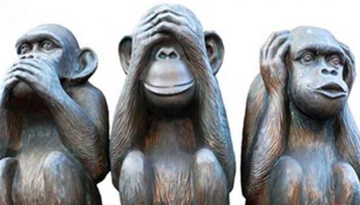 Do you know which of the three monkeys of Gandhi ji were made and where are they? Do you know which of the three monkeys of Gandhi ji were made and where are they?