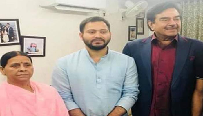 शत्रुघ्न सिन्हा ने तेजस्वी यादव की तुलना शरद पवार से की शत्रुघ्न सिन्हा ने तेजस्वी यादव की तुलना शरद पवार से की