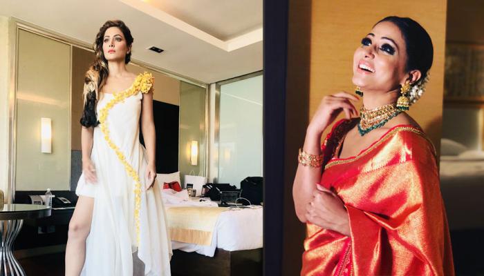 Hina Khan styled in white yellow for her new fashion show, view pics Hina Khan styled in white yellow for her new fashion show, view pics