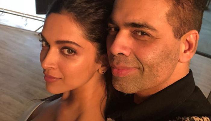 pics: deepika padukone and karan johar shooting for new ad film pics: deepika padukone and karan johar shooting for new ad film