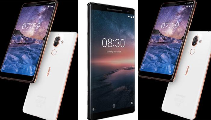 Nokia launced three smartphone nokia 6, nokia 7 Plus and nokia 8 sirocco in india Nokia launced three smartphone nokia 6, nokia 7 Plus and nokia 8 sirocco in india
